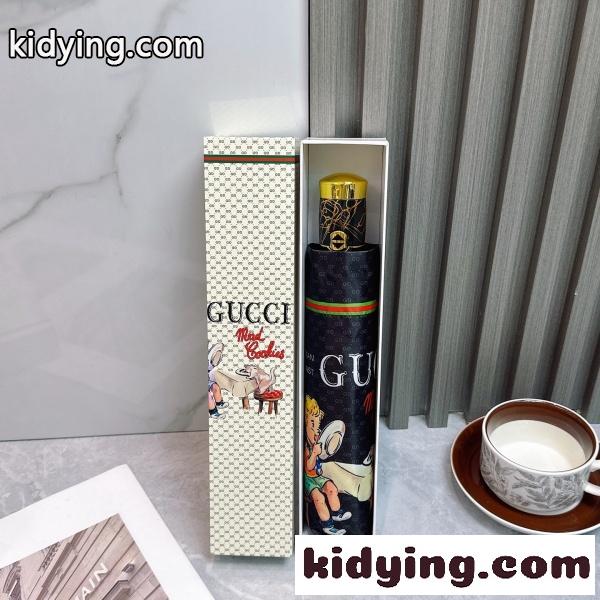 2026新作 GUCCI 激安 グッチ 折りたたみ傘 晴雨兼用 全自動 UVカット99% 軽量 五つ折り 遮熱 ギフトBOX付き-7