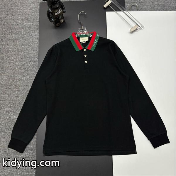 GUCCI コピー 長袖ポロシャツ クラフト プレミアム デザイン エフォートレス グッチ-0