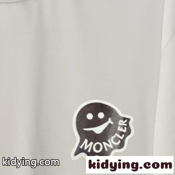 MONCLER コピー ゴーストロゴ半袖Tシャツ 人気上昇中 着映え コットンカットソー-9