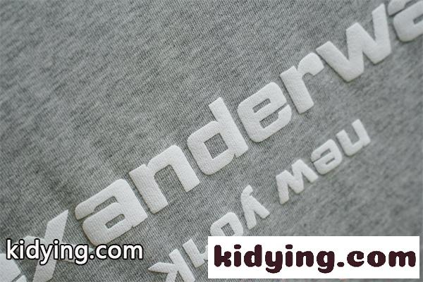 Tシャツ シンプルロゴ クルーネック アレキサンダーワン コピー ゆったりシルエット カジュアル Alexander wang-5
