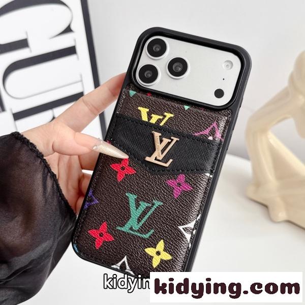 LOUIS VUITTON 激安 ルイ・ヴィトン iPhoneケース カードケース一体型 モノグラム メタルロゴ 収納力抜群 人気アイテム-5