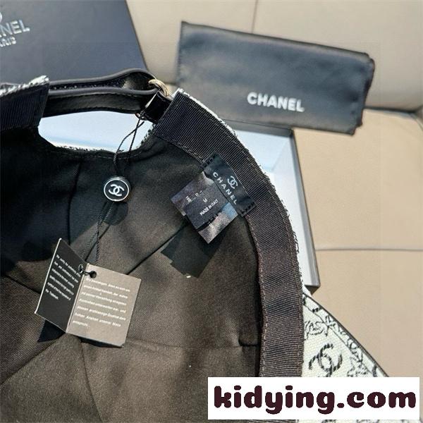 通気性抜群!CHANEL 2026SSトレンド☆☆シャネルキャップコピーベースの頭囲56cmパッチで調節可能-6