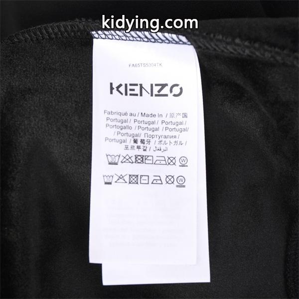 ケンゾー ブラック 起毛 スモール KENZOロゴ クルーネックスウェット コピー 秋冬 シンプル トレンド-7