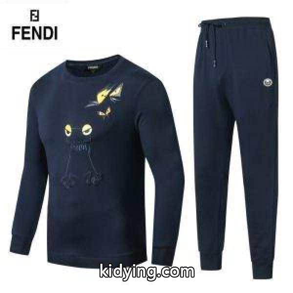2018秋冬新作コレクション 抜群の着心地 フェンディ FENDI 上下セット 3色可選 使い勝手も抜群!_フェンディ FENDI_ブランド コピー 激安(日本最大級)-1