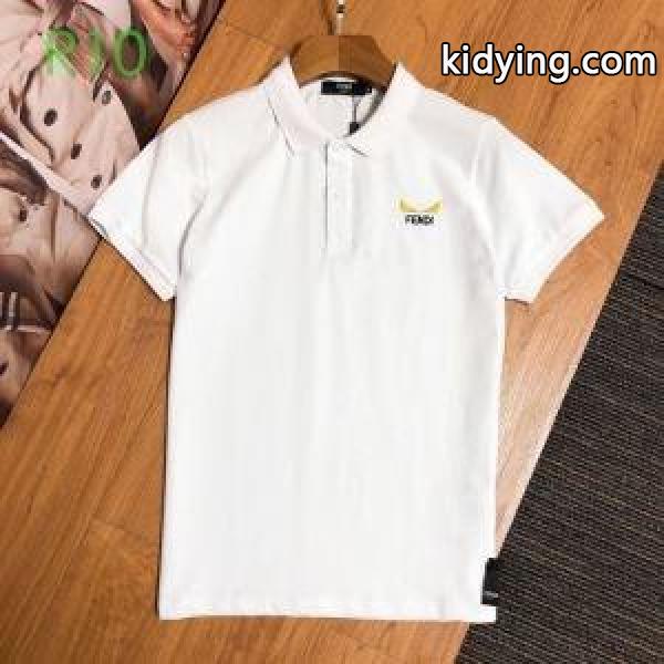 2色可選 簡単こなれコーデ 半袖Tシャツ 街のおしゃれさんに大歓迎 フェンディ FENDI 快適な通気性の良い_フェンディ FENDI_ブランド コピー 激安(日本最大級)-0