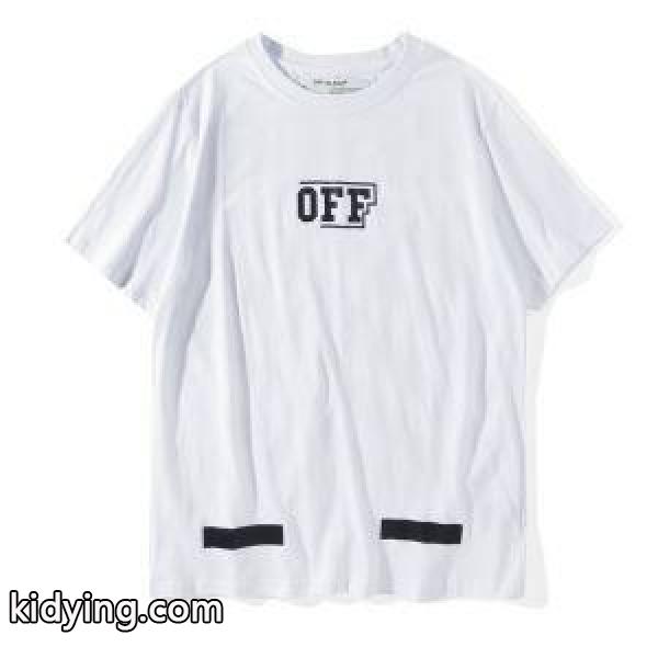 大活躍 オフホワイト Ｔシャツ コピー トップス　OFF英字　メンズ服　コーデ 万能型　 OFF-WHITE 半袖Tシャツ 数量限定安い-0