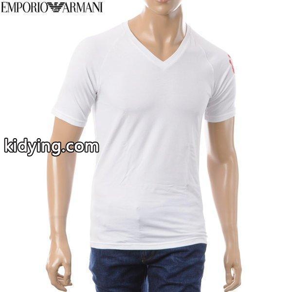 エンポリオアルマーニ EMPORIO ARMANI UNDERWEAR VネックTシャツ 半袖 メンズ 111760 8P725 ホワイト 2018春夏セール :18110301202:BRAVAS - 通販ショッピング-0