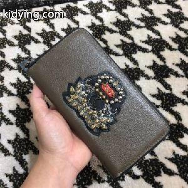 高級素材を採用財布コピー激安Christian Louboutinレディースラウンドファスナー長財布レザーウォレット-1