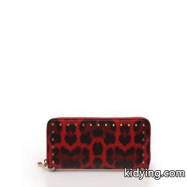 新品未使用展示品 Christian Louboutin クリスチャンルブタン W PANETTONE WALLET ラウンドファスナー長財布 レオパード【本物保証】 :820023002226:3R boutipue - 通販ショッピング-0