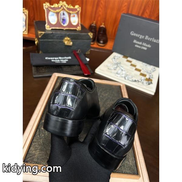 Berluti ベルルッティ コピー 希少仕様 クロコ型押し シューズ 重厚 エレガント-5