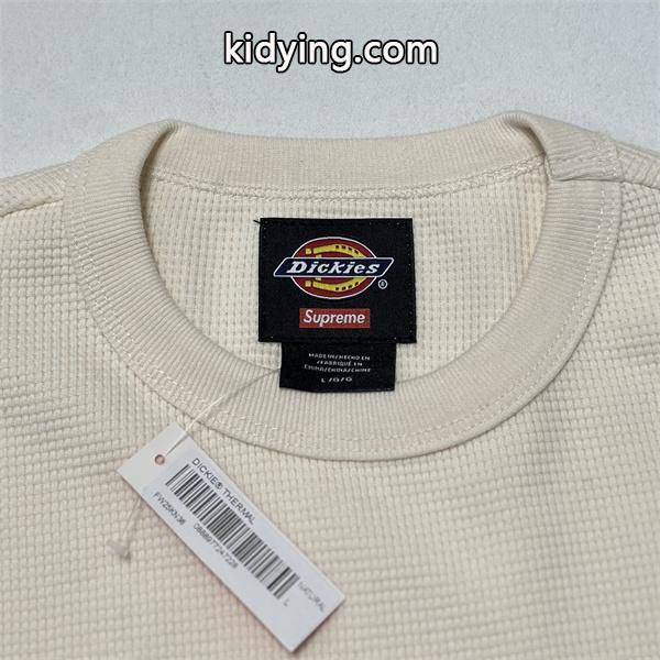 ☆トレンド☆DKシュプリーム長袖tシャツコピー SUPREME X DICKIES コラボ FW25 THERMAL L/S TEE-8