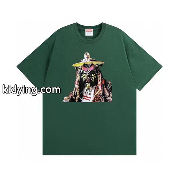 柔らかな生地 シュプリーム 激安 プリント半袖Ｔシャツ SUPREME インナー トップス ユニセックス-0