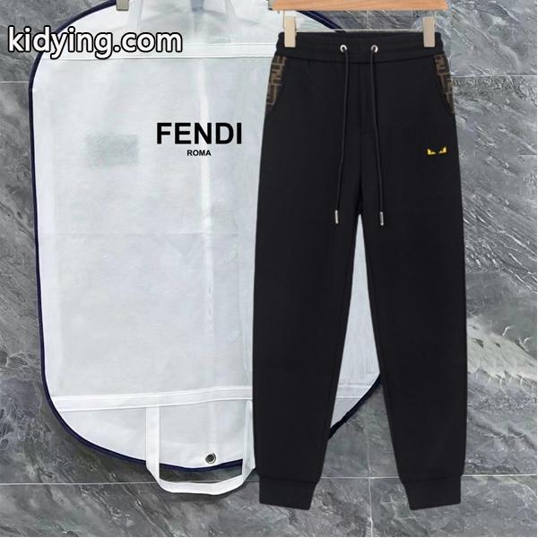 2025秋冬本格・快適フィット サイドロゴ FENDI フェンディ コピー スウェットパンツ 売れ行きUP-0