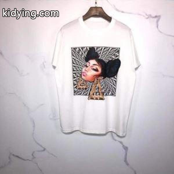 春夏の爽やかコーデに 多色可選 半袖Tシャツ スタイルをすっきりにする フェンディ FENDI_フェンディ FENDI_ブランド コピー 激安(日本最大級)-0