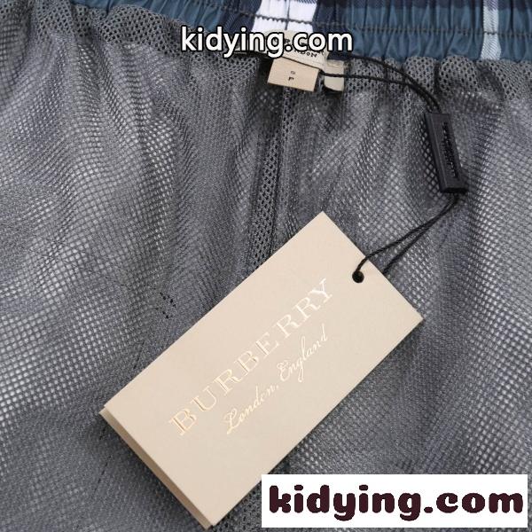 2026新作 BURBERRY 激安 バーバリー チェック柄 スイムショーツ ハーフパンツ ショートパンツ ビーチパンツ 水着 リゾート 人気アイテム-7