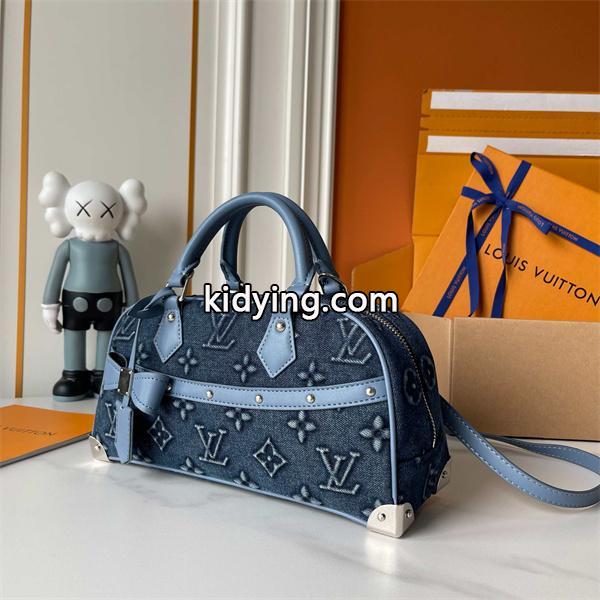 LOUIS VUITTON ルイヴィトン コピー トレンド素材 デニム ハンドバッグ 上品カジュアル-2