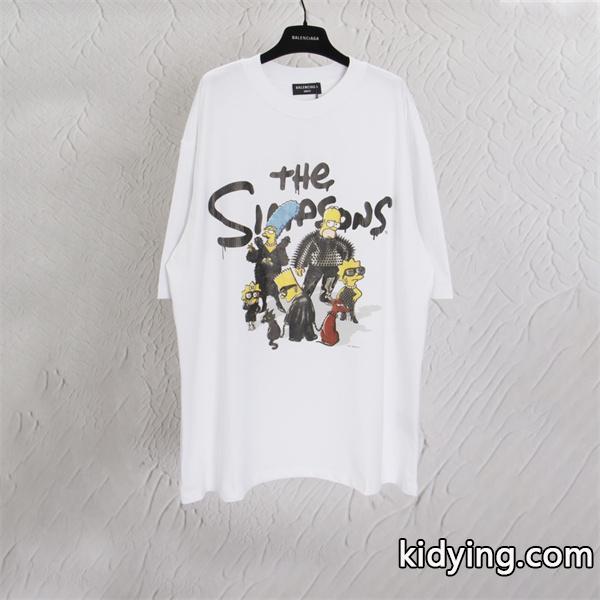 【超お得】BALENCIAGA バレンシアガコピーTシャツ Tシャツ 半袖 丸首 メンズ 激安通販-0