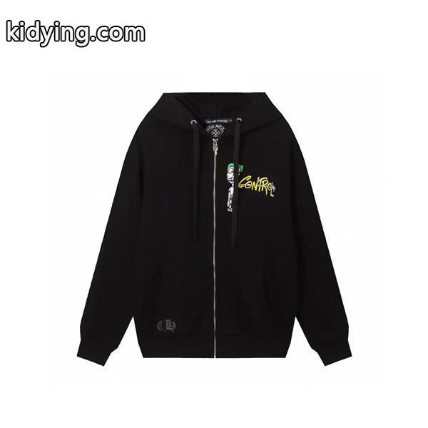 クロムハーツ コピー 個性 キャラクター グラフィティ ストリート パーカー CHROME HEARTS-0