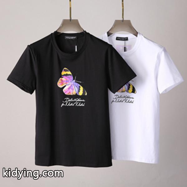 DOLCE&GABBANA偽物 ドルチェ & ガッバーナ半袖tシャツ カジュアルにきれいめ 極上のドライ感を快適な着心地-0