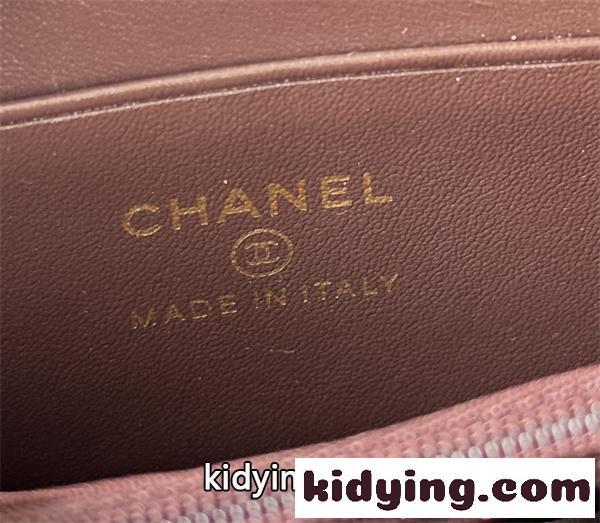CHANEL シャネル コピー 財布 エレガント レザー ラウンドジップ ミニウォレット ブラック 高級感-6