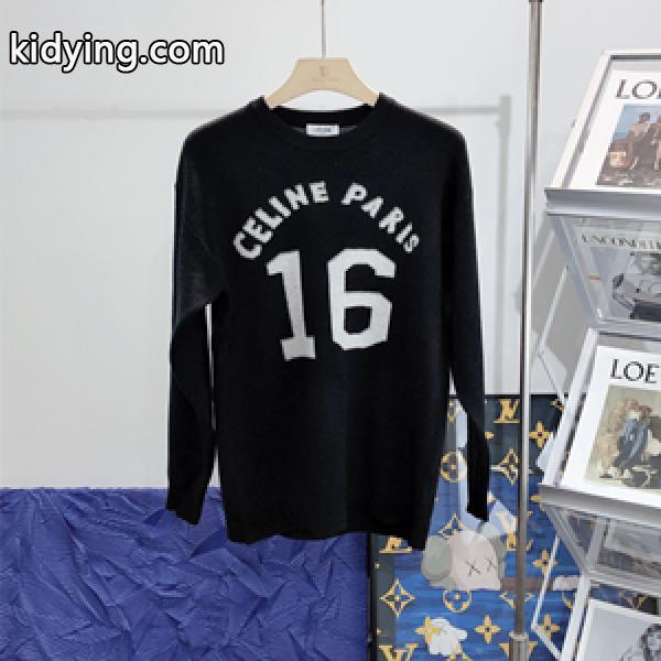 今季セール秋冬上品なCELINE セリーヌコピーセーター 特別なプリントに合わせ お洒落を1つで倍楽になる 2色展開-0