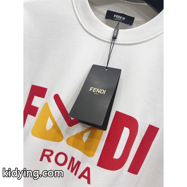 FENDI フェンディ コピー トレーナー 配色プリント ゆったり 定番人気-3