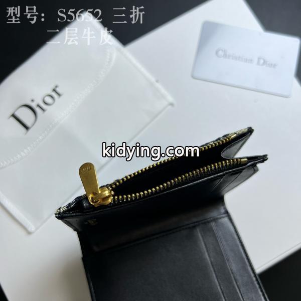 2026春夏☆DIOR  Lotus  Oblique☆ディオール折りたたみ財布 コピーS5652CTZQ-M928-3