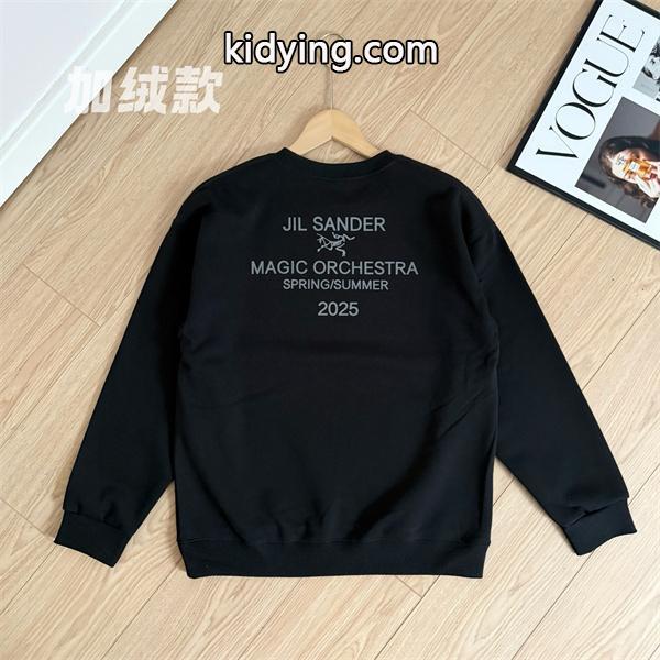 心地良さ満点！2025秋冬保温 JIL SANDER ジルサンダー コピー ホワイト＆グレー＆ブラック スウェット-4
