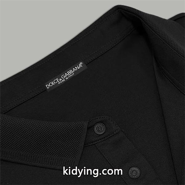 ドルチェ & ガッバーナ DOLCE & GABBANA 偽物 秋冬 お洒落 ホワイト ポロ领 ポケットモチーフ ロングスリーブ 長袖T シャツ-7