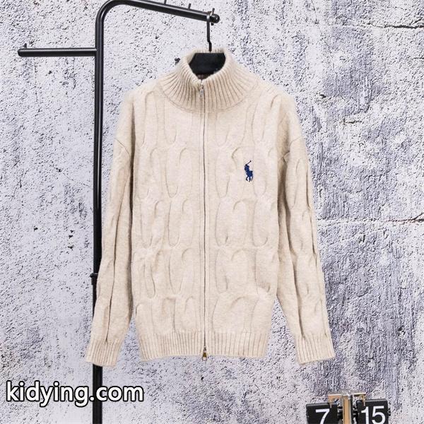 上質ケーブル編み ハーフジップ ニット Polo Ralph Lauren ポロ ラルフローレン コピー メンズ 長袖 冬向けトップス-0