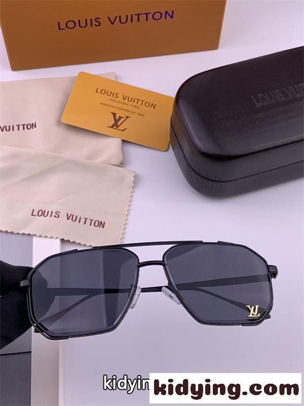 激安 サングラス メタルフレーム スクエア 高級感 メンズ レディース Louis Vuitton UVカット 軽量 ルイヴィトン コピー-1