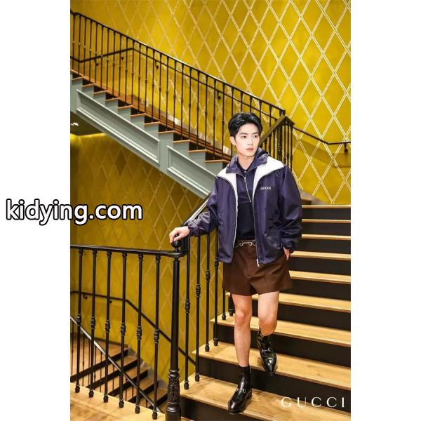 2026新作 GUCCI グッチ コピー ネイビー ジャケット おすすめ 本格派 モード系-5