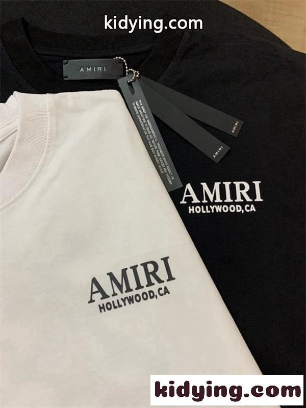 アミリ AMIRI コピー BONES STACKED Tシャツ メンズ 半袖 骨プリント ストリート ブラック ロゴT オーバーサイズ-5