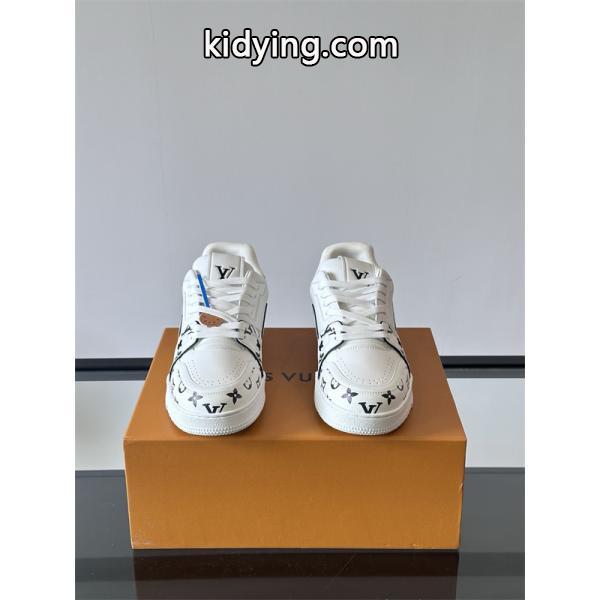 新品Lv Trainer❤ルイヴィトン靴コピーMonogram Flowersメンズスニーカー2026流行りファッション-2