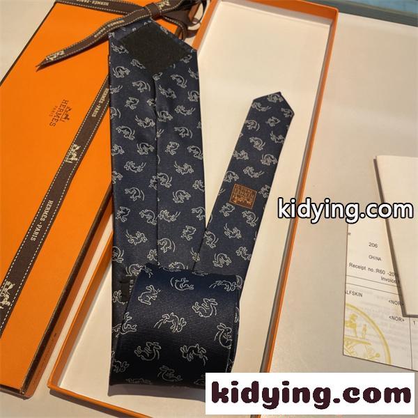 HERMES エルメス スーパーコピー 新登場 メンズ ネクタイ クラシック スーツ映え 高品質-6