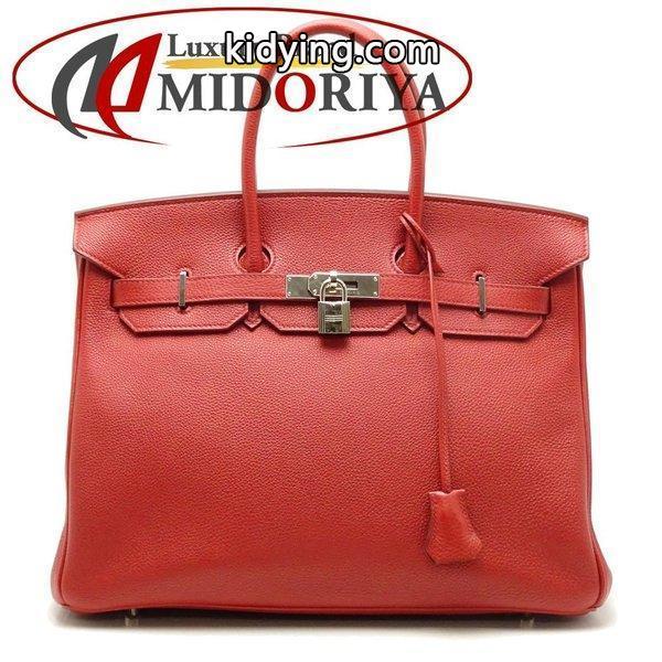 エルメス HERMES バーキン35 トゴ ルージュガランス ハンドバッグ/051784【中古】 :051784:株式会社MIDORIYA - 通販ショッピング-0