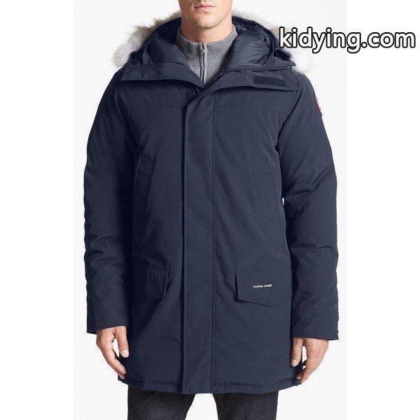 カナダグース ジャケット・ブルゾン アウター メンズ Canada Goose Langford Slim Fit Down Parka with Genuine Coyote Fur Trim Navy :36-1574txacxi-0e9e:asty-shop2 - 通販ショッピング-0