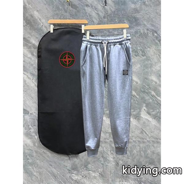 STONE ISLAND コピー スウェットパンツ 高品質 シンプルデザイン 快適素材 カジュアル ストーンアイランド-2