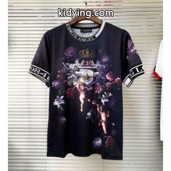 爆買い定番人気きれいめ合わせやすいｔシャツロックストリートDOLCE & GABBANAドルチェ & ガッバーナ コピー-1