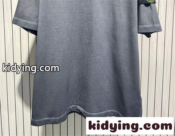 高評価 グラデーション Tシャツ ライトグレー 半袖 カジュアル STONE ISLAND コピー ストーンアイランド-6