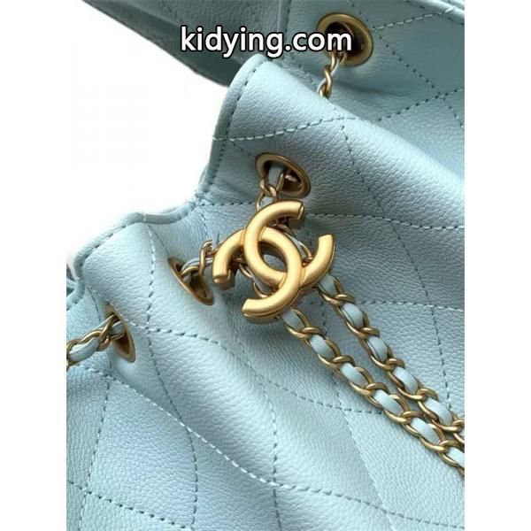 CHANEL シャネル コピー 激安 ドローストリングバッグ レディース キルティング レザー ショルダー ハンドバッグ 上品パステルカラー-4
