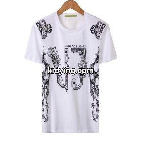 超目玉人気通販品VERSACEヴェルサーチTシャツコピーVERSACEお買い得新作メンズクルーネック半袖-2
