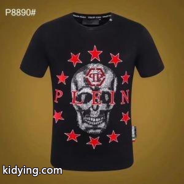 夏の最旬スタイルを楽しい PHILIPP PLEIN フィリッププレイン 半袖Tシャツ 2色可選 2019人気がますます人気_フィリッププレイン PHILIPP PLEIN_ブランド コピー 激安(日本最大級)-0