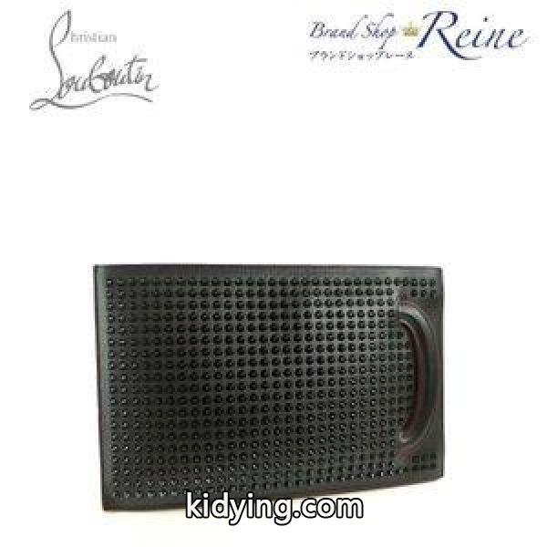 クリスチャンルブタン（Christian Louboutin） TRICTRAC スモール スパイク スタッズ 3way ハンド クラッチ バッグ新品 通販-0