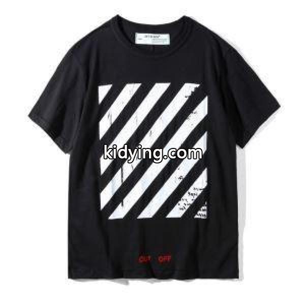 爆買い新作登場Off-Whiteオフホワイトコピー人気 Tシャツ クルーネック半袖Tシャツ tシャツ通販品 ブラック ホワイト 赤色-2