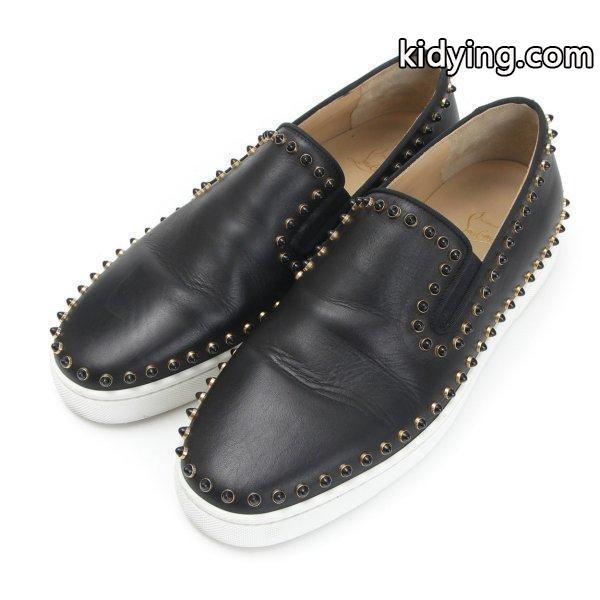 【クリスチャン ルブタン】Christian Louboutin ローラーボート ビジュー スリッポン スニーカー ブラック 43 【中古】【正規品保証】32148 :32148:wwwretrojp - 通販ショッピング-0