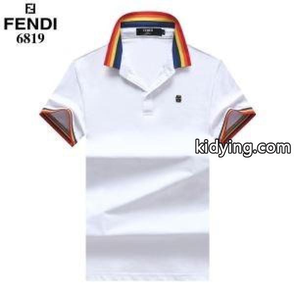 2019人気新作が登場 フェンディ抜け感のあるスタイルが完成 FENDI お目立ち度の高い新品 多色可選 抜け感もばっちり 半袖Tシャツ 抜群なブランドプリント_フェンディ FENDI_ブランド コピー 激安(日本最大級)-0