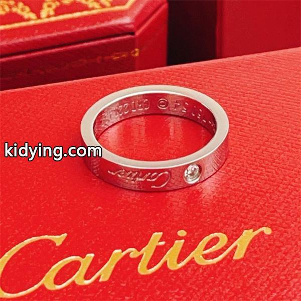 ペア対応 クラシックライン シンプル装飾 リング 定番 Cartier カルティエ コピー-1