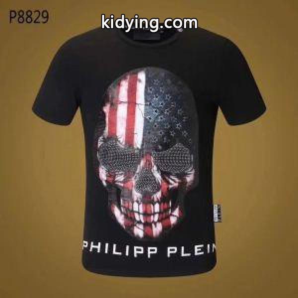 海外流行　フィリッププレイン PHILIPP PLEIN 半袖Tシャツ 2色可選　今シーズン注目のアイテム_フィリッププレイン PHILIPP PLEIN_ブランド コピー 激安(日本最大級)-0