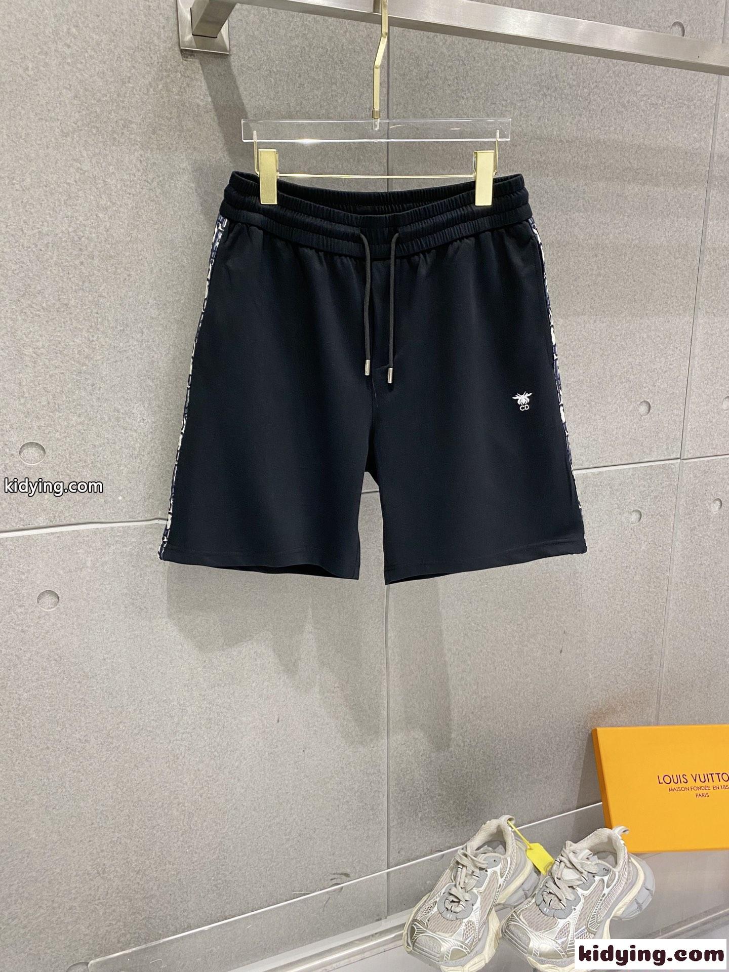 ディオール コピー スポーティーセット 半袖ポロシャツ ショートパンツ ホワイト ネイビーライン Dior-8